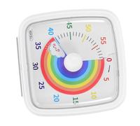 Beaupretty Visual Timer with Night Light for Multifunctional Desk Countdown Timer for Classroom and Home Study Soft Glow Nightlight Easy Enhances Management Skills White