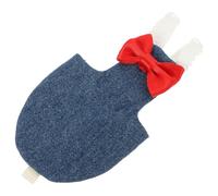 Beaupretty Washable Parrot Diaper Flight Suit 2xl Denim Bird Clothing for African Grey Parakeets and Small Birds for Outdoor Use