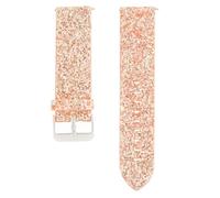 Beaupretty Watch Band Shiny Glitter Finish Galaxy Watch Active for Genuine Leather and Comfortable and Practical Replacement Strap Active2 for Men and Women