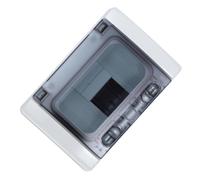 Beaupretty Waterproof Distribution Box for Electrical Use with Window 4 Way Surface-mounted Design Abs and PC Material Suitable for Photovoltaic Systems and Industrial Use