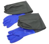 Beaupretty Waterproof Easy to Handle and Clean Long Gloves with Pvc and Cloth Material 1 Pair of Sturdy Fish Gloves for Cleaning Suitable for Gardens and Forestry for Outdoor Planting