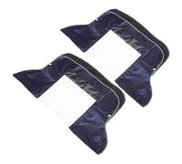 Beaupretty Waterproof Mobility Scooter Tiller Cover 2pcs, Oxford Fabric Navy Blue, Dustproof Rainproof Control Panel Protector for Electric Scooter Dashboard, Large Size 29.8" x 17.68", Outdoor Use