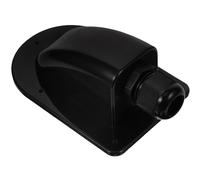 Beaupretty Waterproof Solar Cable Entry Box Sturdy Design Made of Sturdy Abs Material for Cable Wiring to Reduce Wind Resistance Simple and Convenient Solar Suitable for Shed and Boat Use
