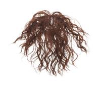 Beaupretty Wavy Synthetic Hairpiece Short Clip-in Hair Extensions for Women with Handwoven Precision Immediate Fullness for Cosplay Party and Daily Use