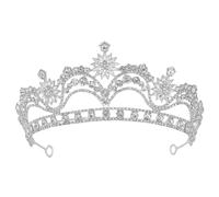 Beaupretty Wedding Crown Bridal Headpiece Rhinestone Tiara Bridal Hair Accessory Women Crown Headband