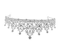 Beaupretty Wedding Rhinestone Tiara Crown for Women Elegant Bridal Headpiece for Parties Prom and Birthdays Delicate and Rhinestone Design for Special Occasions