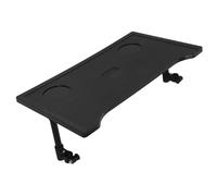 Beaupretty Wheelchair Dining Table with Storage Removable Tray for Easy Eating and Drinking Black for Seniors and Disabled Individuals
