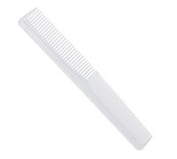 Beaupretty White Plastic Anti-Static Hairdressing Styling Comb Double-Sided Tooth Hair Comb for Salon Barber Home Hair Care and Fine Thick Curly or Straight 6.69 in