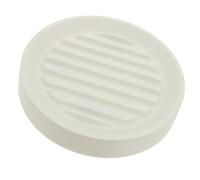 Beaupretty White round Plant Pot Mobile Tray with Hidden Wheels and Water Storage Feature, Rolling Caster for Potted Plants, Sturdy Pp and Steel Material, for Indoor and Outdoor Gardening