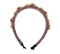 Beaupretty Wide Pearl Seashell Headband for Women Durable Coastal Beach Hairband with Shell Details Lightweight Summer Travel Hair Accessory for Weddings Bridal Parties