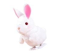 Beaupretty Wind Up Bunny Plush Clockwork Rabbit for Easter Party Adorable Small Stuffed Animal with Material Easy to Play and Collect