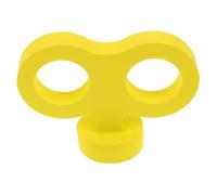 Beaupretty Wind Up Key Car Sticker Large Yellow Eva Sponge Unique Exterior Decoration Fun Accessory for Cars and Theme Rooms