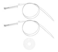 Beaupretty Window Regulator Cable Rebuild Kit for Compatible Power Window Gear Drum Clip Repair with Smooth Lift Stable Tension for Auto Glass Fix