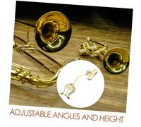 Beaupretty Windproof Adjustable Trumpet Score Clip for Marching Band Lightweight Portable Music Sheet Holder with High Visibility Compatibility for Brass and Wind Instruments Enhanced