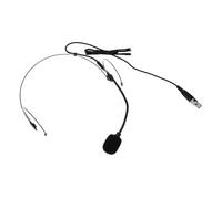Beaupretty Wired Headset Microphone Over-ear Headworn Voice Amplifier Mic Four-pin Xlr Connector, Black, Suitable for Speaking, Recording, and Singing Use