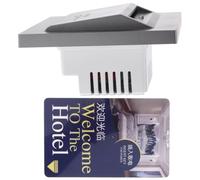 Beaupretty Wireless Bedside Light Key Card Switch Panel for Hotel Accessory with High Current Capacity 40a Power Supply, Simple Elegant PC Material House Wall Reader for Accommodation