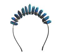 Beaupretty Women's Crystal Headband Fashion Wide Headbands for Hair Bridal Accessory