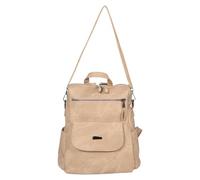 Beaupretty Women's Fashion Backpack Purse Lightweight Daypack Backpack Shoulder Bag for Work Travel in Khaki for College and Vacation