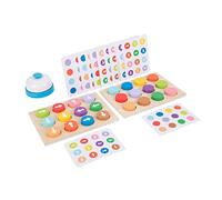 Beaupretty Wooden Arrow Direction Educational Color Recognition and Hand Eye Coordination Game Cognitive Interactive Wood Guidance for Boys and Parent Play and Developmental Activity