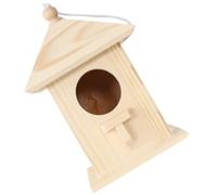 Beaupretty Wooden Bird Nesting Box for Birds Premium Smooth Garden Birdhouse From Weather for Balcony Porch Tree Indoor and Outdoor Use