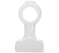 Beaupretty Wooden Curtain Rod Holders 35Mm Diameter, Wall Mounted White Brackets for Curtain Poles, Practical Support for Living Room and Bedroom Window Treatments