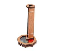 Beaupretty Wooden DIY Kaleidoscope Rotating Design Portable Science Developmental for Creative Educational