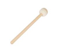 Beaupretty Wooden Drumstick Wood Grain Long Handle Felt Two-head Snare Drum Drumstick for Professional Snare Drum Playing