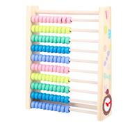Beaupretty Wooden Educational Abacus for Multi-functional Drawing Board Colorful Counting Beads for Math Learning and Hand Flexibility Easy Wipe Surface for Creative Drawing and Early