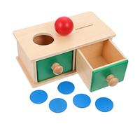 Beaupretty Wooden Educational Playthings for Design Hand Eye Coordination Training Safe Durable Montessori Teaching Aids for Intellectual Development and Fine Motor Skills