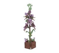 Beaupretty Wooden Flower Puzzle Violet Bouquet DIY Craft Kit for Adults and Solid Wood Building Blocks Educational Brain Teaser and Elegant Home Decoration Model