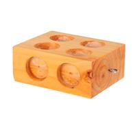 Beaupretty Wooden Friction Block for Physics Experiments Solid Wood Dynamics Wedge for Inclined Plane Stem Educational Tool Enhancing Motion and Friction Principles in Classroom Mechanics