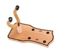 Beaupretty Wooden Guitar Wall Hanger Hook Solid Wood Mount for Acoustic Electric Bass Guitars Ukulele Multi-Instrument Display Stand for Studio Home Event Spaces Secure Space-Saving Storage