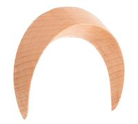 Beaupretty Wooden Hair Pin Moon Shaped Hair Stick Elegant Chinese Style Smooth Edges for Easy Use for Daily Party Looks