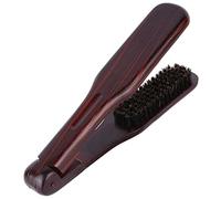 Beaupretty Wooden Hair Straightener Comb Bristle Double-sided Brush Hair Brush Straighteners Static