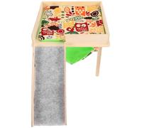 Beaupretty Wooden Hamster Hideout Hammock Set with Ladder, Small Animal Warm Bed and Guinea Pig Hideaway, Mini Rat Cage Accessory for Small Pets’ Rest and Play in Cage
