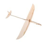 Beaupretty Wooden Hand Launch Glider Airplane Kit Easy to Assemble Long Distance Flight Model for Indoor Outdoor Family Play and Adults Plane Craft