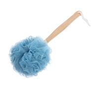 Beaupretty Wooden Handle Bath Sponge Bath Flower for Exfoliating and Cleaning Soft Solid Color for Relaxing Showers and Gentle Skin Care