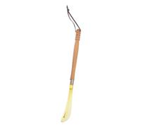 Beaupretty Wooden Handle Shoe Horn with Non Slip Rubber Head Lightweight Resin Construction Long Handled Boot Slider for Men Women Hanging for Easy Storage Durable Shoe Helper for Travel and