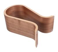 Beaupretty Wooden Headphone Stand Sturdy Desk Display Rack with U Shape Design, Brown Wood Headset Holder to Tidy up Table Space Compatible for Most over Ear Headphones for Home or Office