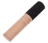 Beaupretty Wooden Mallet Singing Bowl Stick with Pu Leather Head for Yoga Meditation Compact Sound Design Calming Atmosphere Restorative Practices
