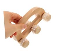 Beaupretty Wooden Massage Roller for Hand Relief Ergonomic Hand Roller Massager Tool for Self-Care Massage Routine Crafted from Natural Wood