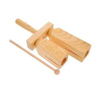 Beaupretty Wooden Orff Percussion Instrument for Educational Musical with Sound Safe Fine Polishing Compact for Early Childhood Recreational Play and Rhythm Practice