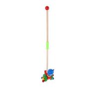 Beaupretty Wooden Push Cart with Animal Design Multifunctional Walker for Boys and Rounded Edges for Safety Lightweight for Easy Pushing Supports Early Walking and Cognitive Development