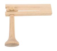 Beaupretty Wooden Ratchet Noise Maker Musical Instrument for Party Mexican Football Events Educational Percussion for Cognitive Growth Hand-eye Coordination Rhythm Development Birthday