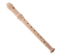Beaupretty Wooden Recorder Instrument for Beginners Flute Soprano Woodwind Educational Easy to Play for School Music Practice and