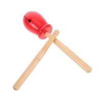 Beaupretty Wooden Rhythm Block Percussion Instrument Set with Mallet Authentic Crisp Sound Musical Tone Block for Dance Theater Performance Elegant Handcrafted Instrument