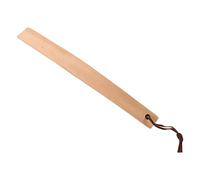 Beaupretty Wooden Shoe Horn Long Handle Lazy Shoe Helper for Men and Women Smooth Edges Ergonomic Design for Seniors and Pregnant Women