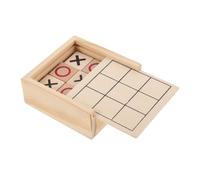 Beaupretty Wooden Toe Game for Family Fun Portable Puzzle for Adults Engaging Strategy Game for Indoor for Parent Bonding Activities