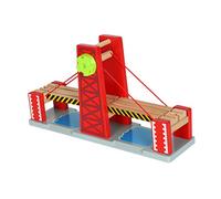 Beaupretty Wooden Train Track Bridge Compatible with Thomas Railway Enhances Imagination Motor Skills for Boys