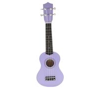 Beaupretty Wooden Ukulele for Purple Simulated Guitar Musical Instrument Educational for Early Learning Smooth Rounded Edges Creative Music Cognition Development Gift